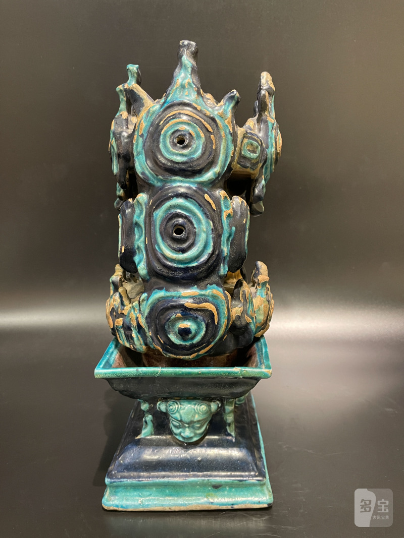 明 珐华仙人洞造像香薰 - 图5